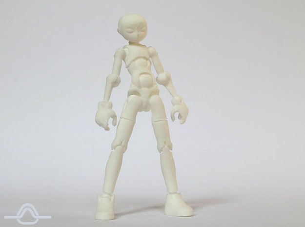 Erstaz MKII action figure Angel Body in White Processed Versatile Plastic