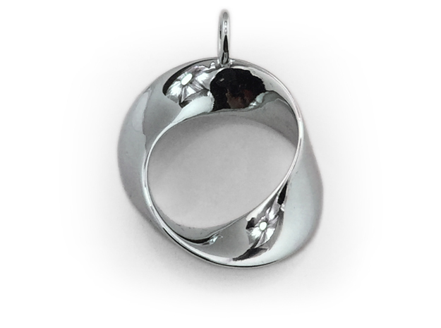 Torbius pendant in Polished Silver