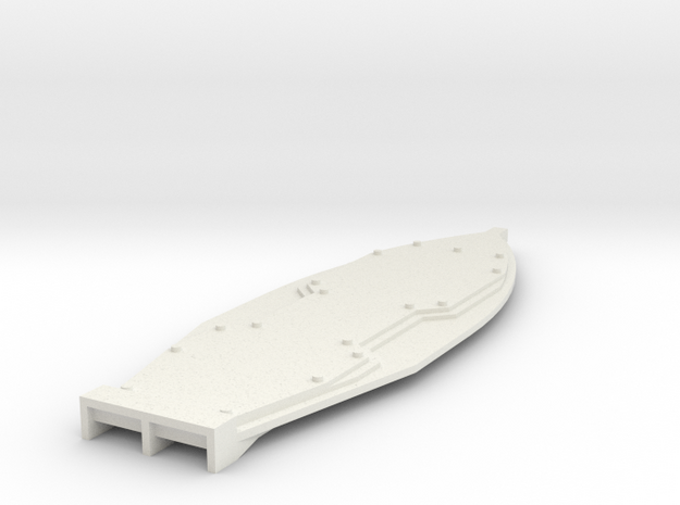Mk2  Lava Surfboard in White Natural Versatile Plastic