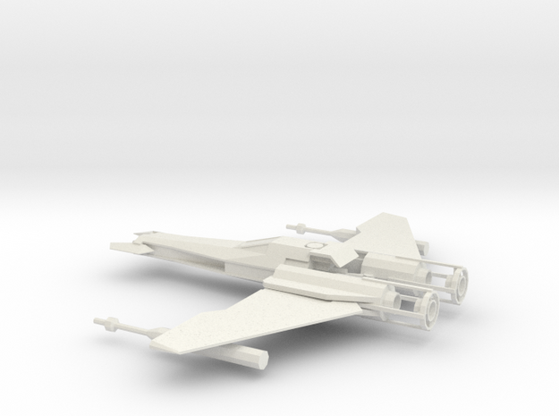 Liberator-class Talon Fighter in White Natural Versatile Plastic