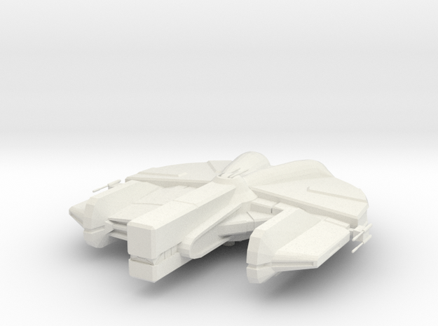 Dynamic-class Freighter in White Natural Versatile Plastic