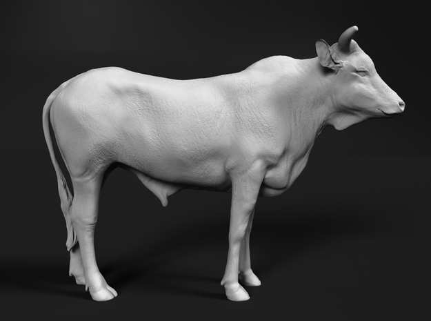 ABBI 1:64 Yearling Bull 1 in Tan Fine Detail Plastic