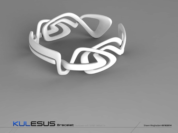 KULESUS Bracelet  in White Natural Versatile Plastic