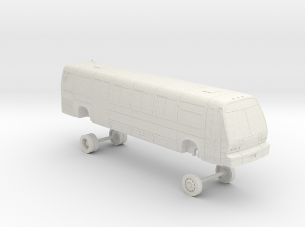HO Scale Bus TMC RTS-06 GGT 1100s/1200s in White Natural Versatile Plastic