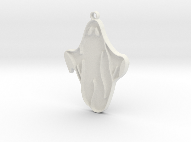 Ghost Pendant in White Natural Versatile Plastic