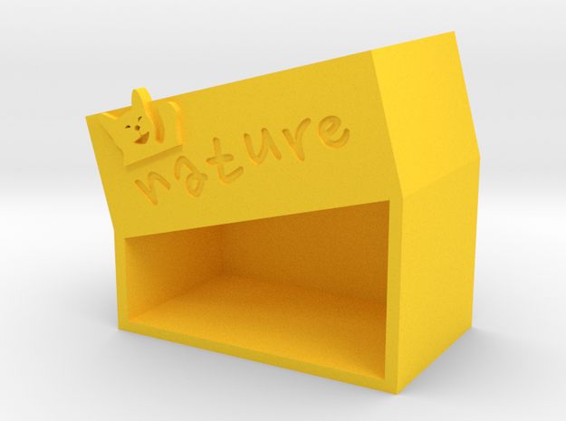 cat-b in Yellow Processed Versatile Plastic