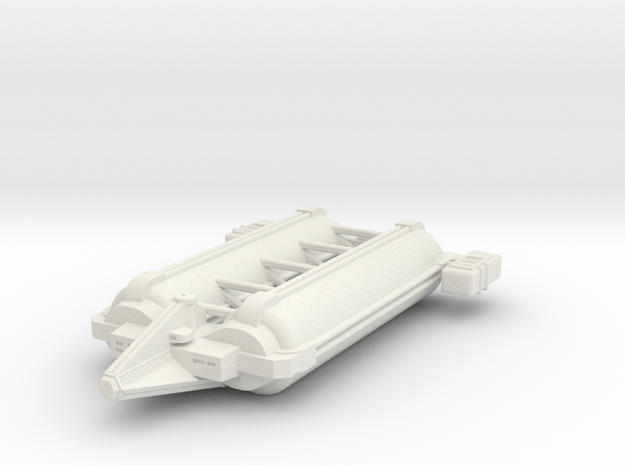 Omni Scale Tholian Large Freighter SRZ in White Natural Versatile Plastic