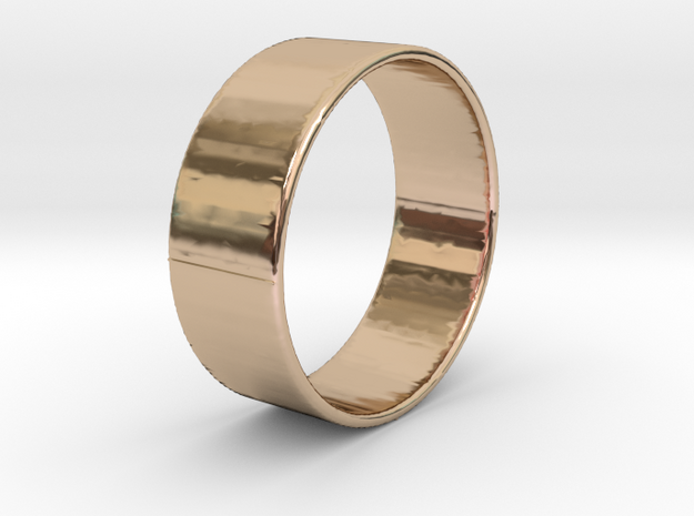 Band Ring  - 14K Rose Gold Plated in 14k Rose Gold Plated Brass