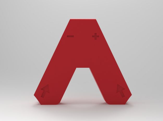 Arrow Joycon Grip Mini Edition in Red Processed Versatile Plastic