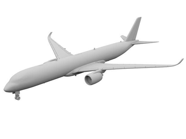 1:500 - A350-1000 in Smooth Fine Detail Plastic