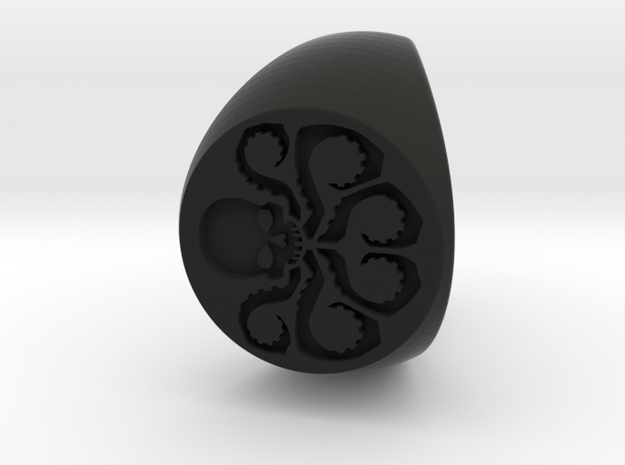 Hydra Ring Size 10.5 in Black Natural Versatile Plastic
