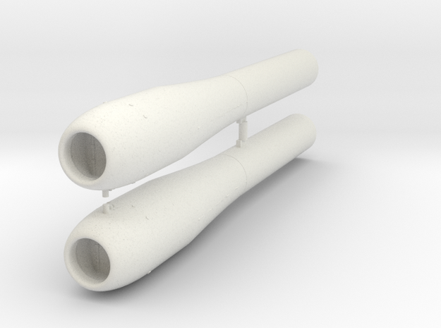 Argus As-014 Pulsejet (Two-pack) in White Natural Versatile Plastic: 1:48 - O