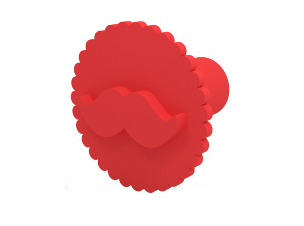 Cookie stamp in Red Processed Versatile Plastic