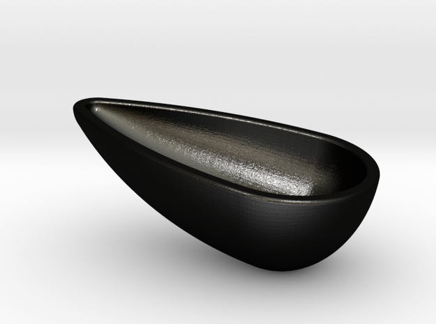 Key bowl by GinkoTools in Matte Black Steel