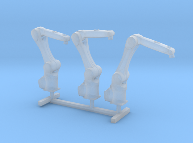 HO Scale 3x Robotic Arm in Tan Fine Detail Plastic