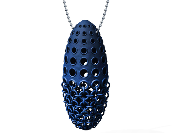 Kogel-hanger / Bullet pendant in Black Natural Versatile Plastic