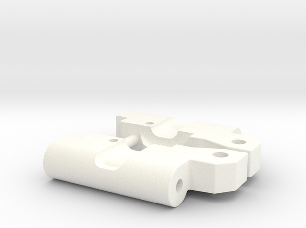 Custom RPM91 rear arm 0-3 mounts in White Processed Versatile Plastic