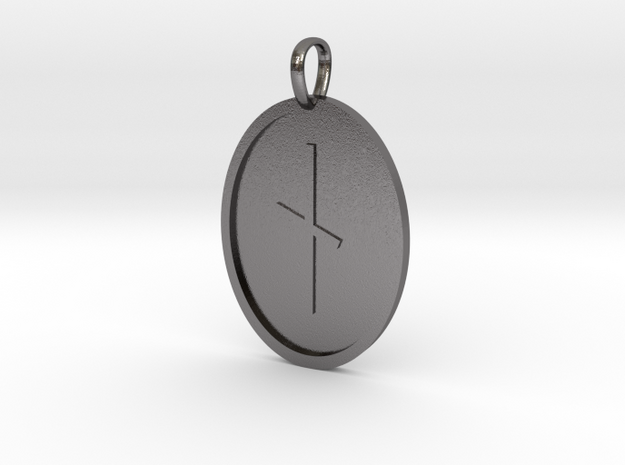 Nyd Rune (Anglo Saxon) in Polished Nickel Steel
