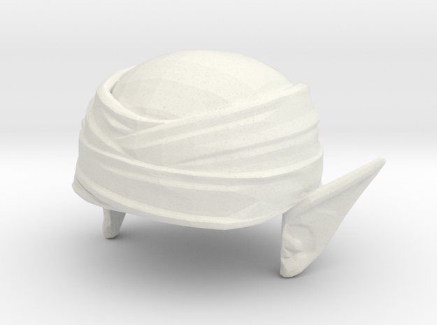 Custom Piccolo Inspired Hat for Lego in White Natural Versatile Plastic