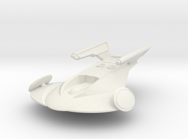 Stingray Spaceship in White Natural Versatile Plastic