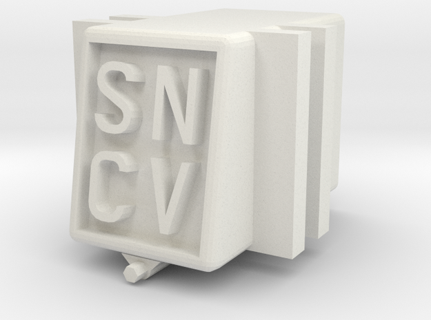 SNCV boite essieux - NMVB assendoos NMVB in White Natural Versatile Plastic