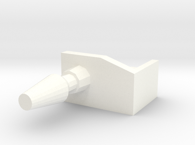 traylbraker_arm_cannon in White Processed Versatile Plastic