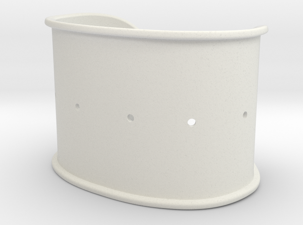 Cuff Band Only - Original Dimensions in White Natural Versatile Plastic