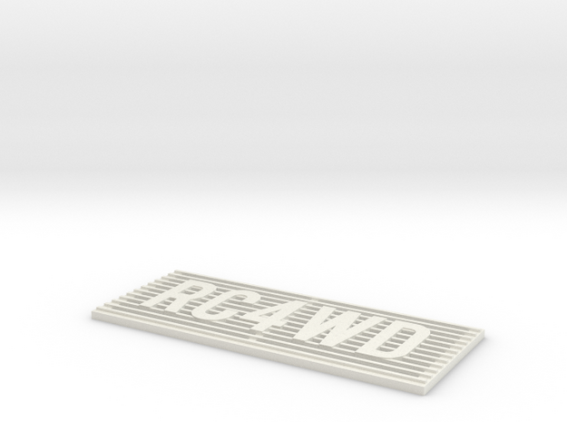 RC4WD D90/D110 Grill in White Natural Versatile Plastic