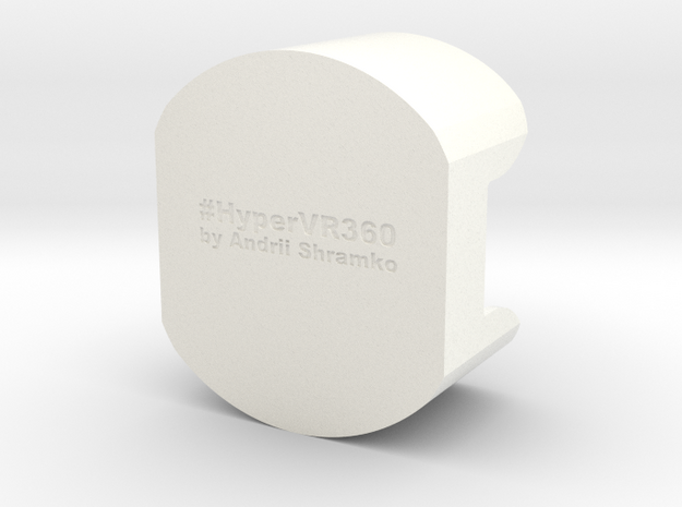 Lense Cover cap for Garmin Virb 360 in White Processed Versatile Plastic