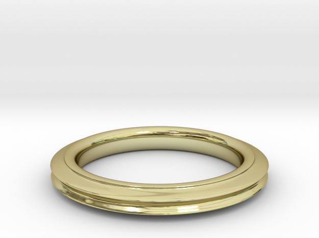 Trinity in 18k Gold Plated Brass: Small