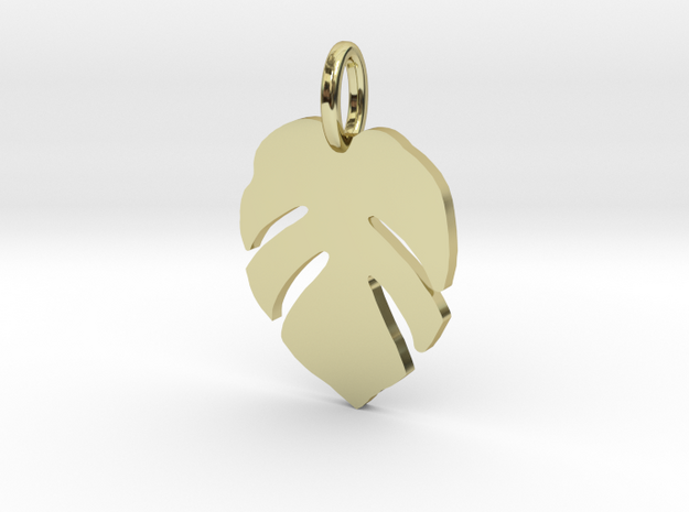 Monstera in 18k Gold Plated Brass