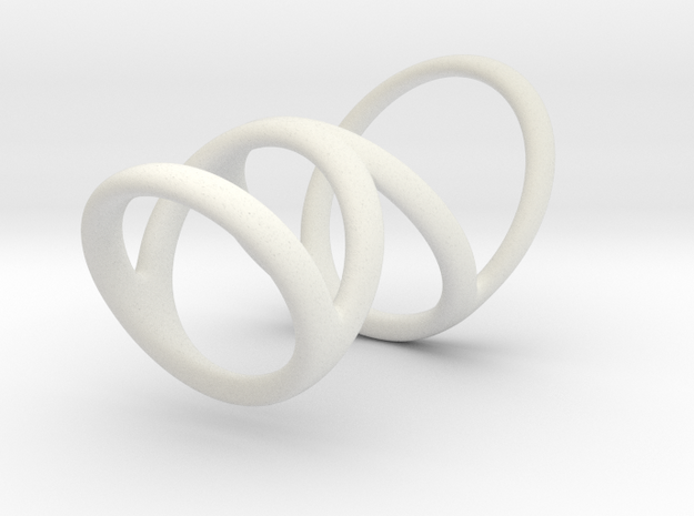 Ring splint for Kristen D1 13-9 D2 16-5 D3 20-32 L in White Natural Versatile Plastic