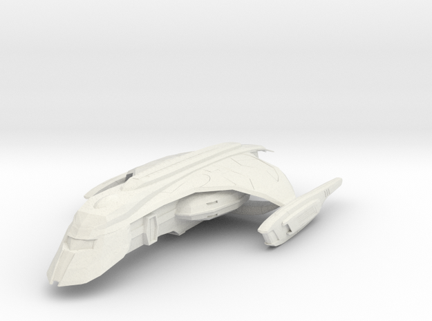 Romulan Shuttle in White Natural Versatile Plastic