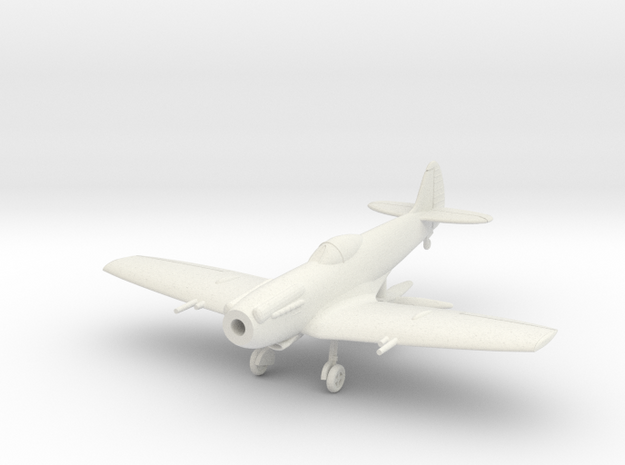 Spitfire LF Mk XIVE "low back" in White Natural Versatile Plastic: 1:144