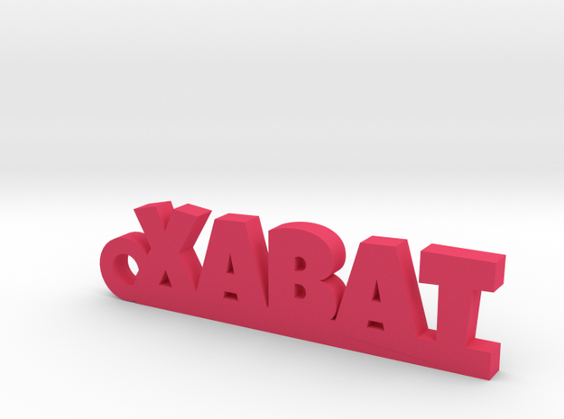 XABAT_keychain_Lucky in Pink Processed Versatile Plastic