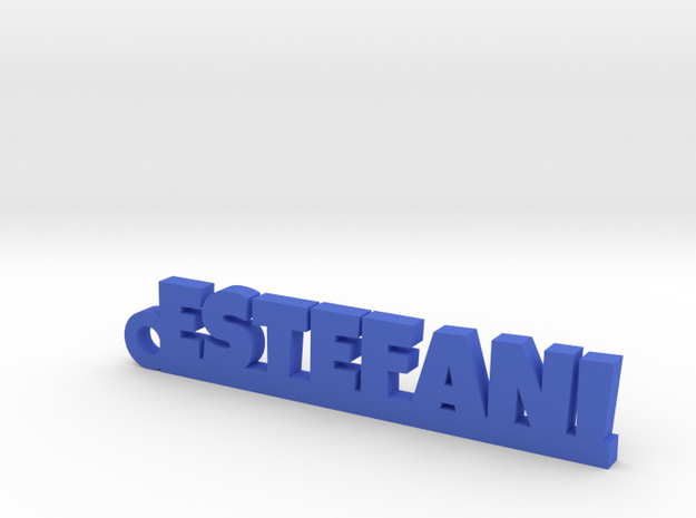 ESTEFANI_keychain_Lucky in Blue Processed Versatile Plastic