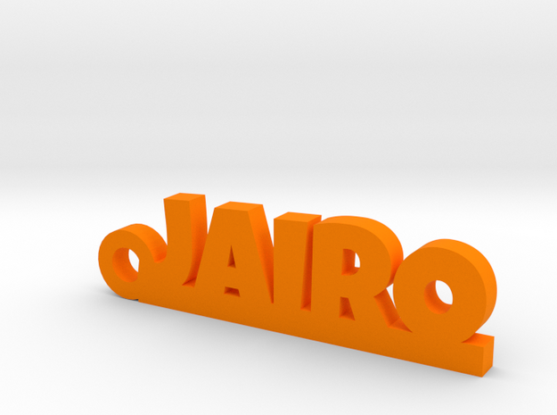JAIRO_keychain_Lucky in Orange Processed Versatile Plastic