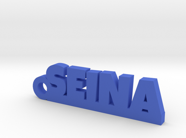 SEINA_keychain_Lucky in Blue Processed Versatile Plastic