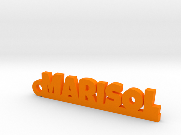 MARISOL_keychain_Lucky in Orange Processed Versatile Plastic