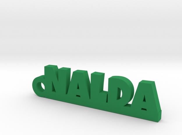 NALDA_keychain_Lucky in Green Processed Versatile Plastic