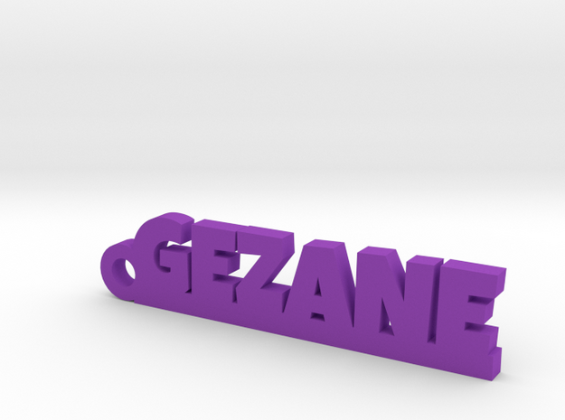 GEZANE_keychain_Lucky in Purple Processed Versatile Plastic