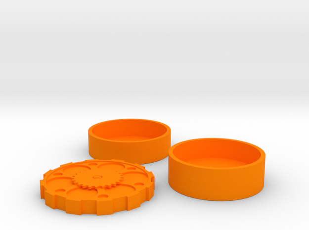Steam Punk Set USA Dollar in Orange Processed Versatile Plastic