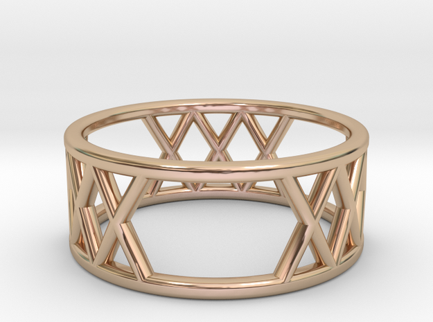 XXX Ring Size-6 in 14k Rose Gold