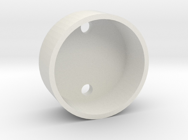 28 mm Base Speaker Holder in White Natural Versatile Plastic
