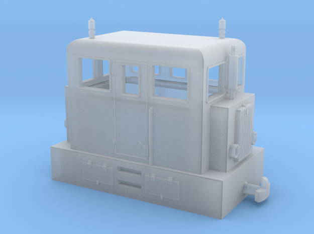 Diesel loco H0e "PocketBahn" in Smooth Fine Detail Plastic