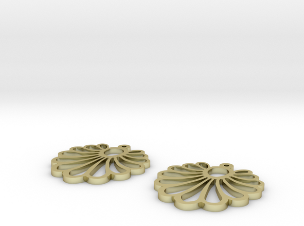 shell earrings in 18k Gold