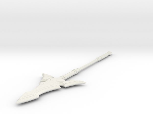 Miniature Lance of the Wurmblood - Dota2 in White Natural Versatile Plastic: 1:12