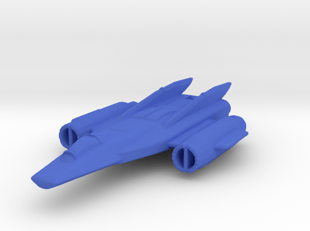 Hammer Space Fighter  in Blue Processed Versatile Plastic