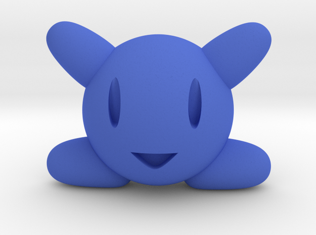 Kirby in Blue Processed Versatile Plastic