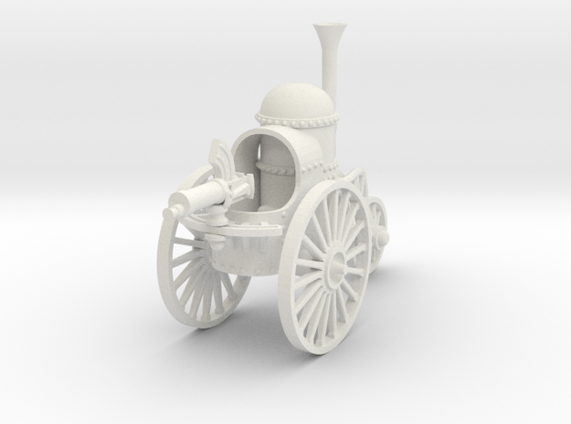 Battle Tricycle in White Natural Versatile Plastic
